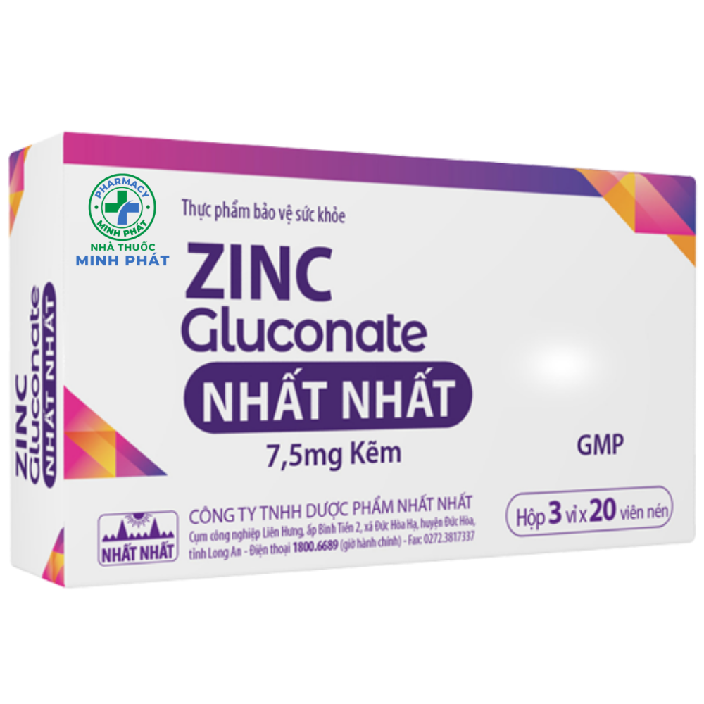 ZINC GLUCONATE NHẤT NHẤT